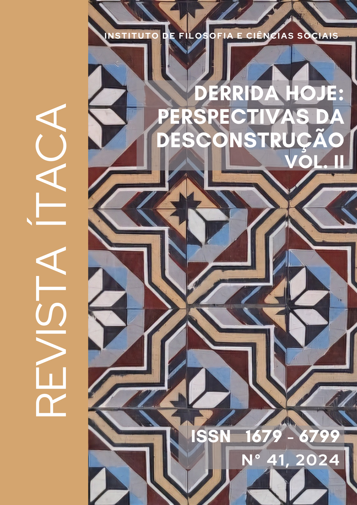 					Visualizar n. 41 (2024): Derrida Hoje: Perspectivas da Desconstrução Vol. II
				