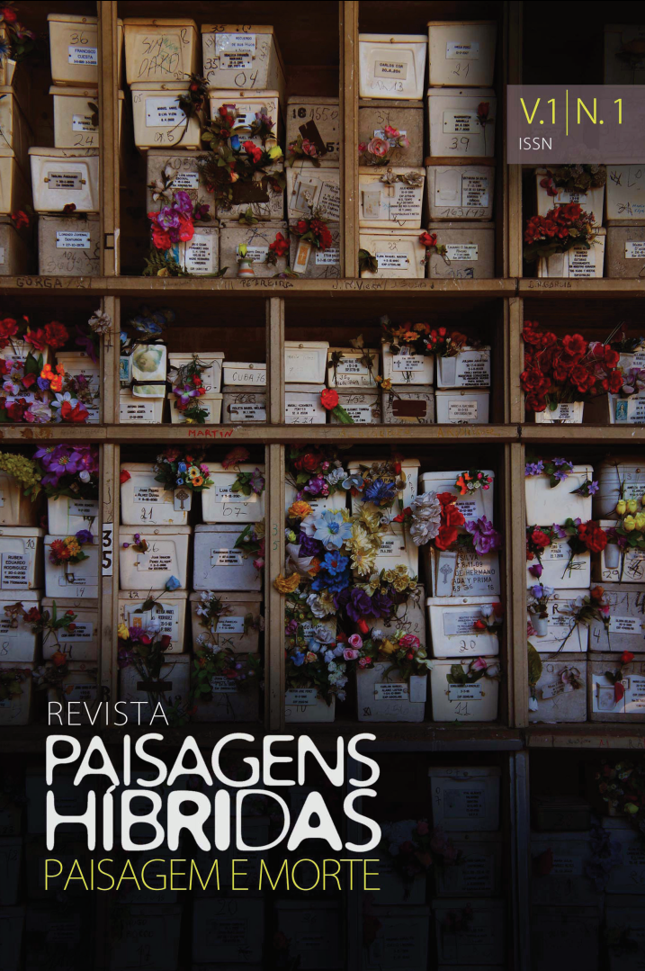 Capa da Revista Paisagens Híbridas Volume 1 nº 1 de 2018